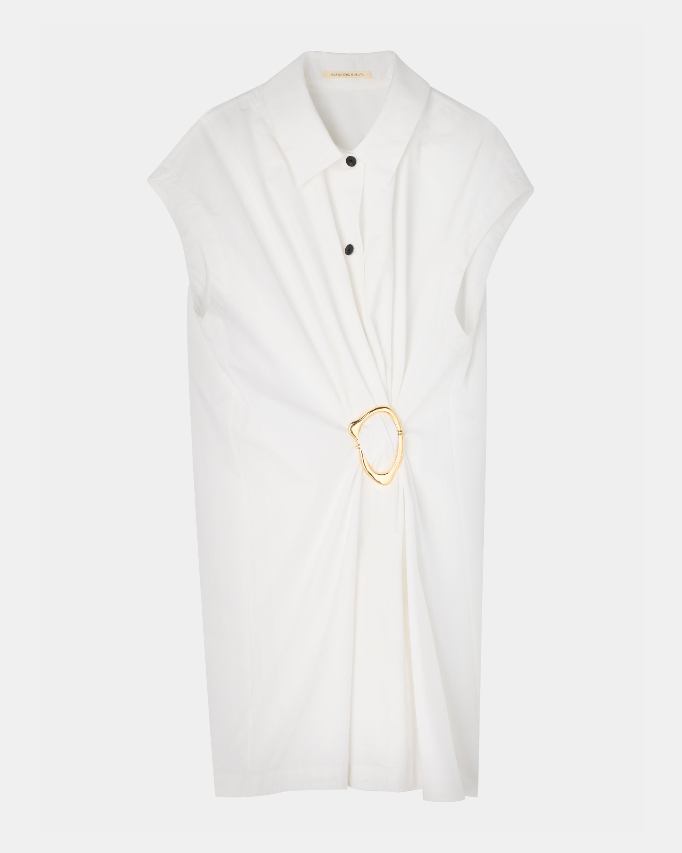 【PRE ORDER】NOA - COTTON GATHERED TOP WITH BUCKLE