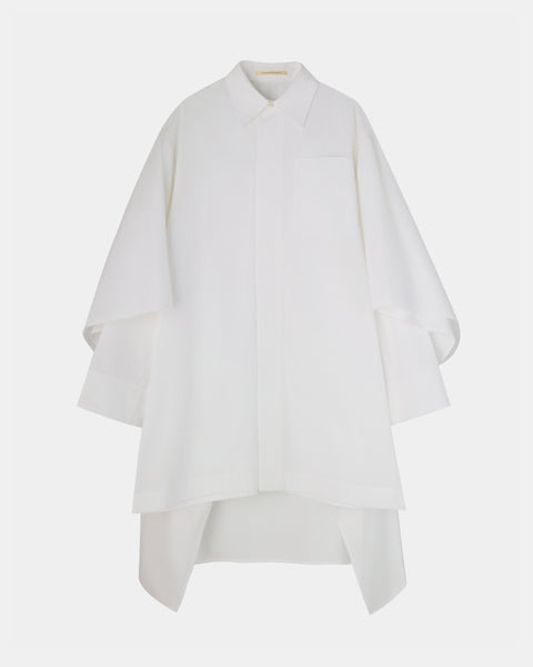 【PRE ORDER】NERIS - MULTI-WAY OVERSIZE COTTON SHIRT
