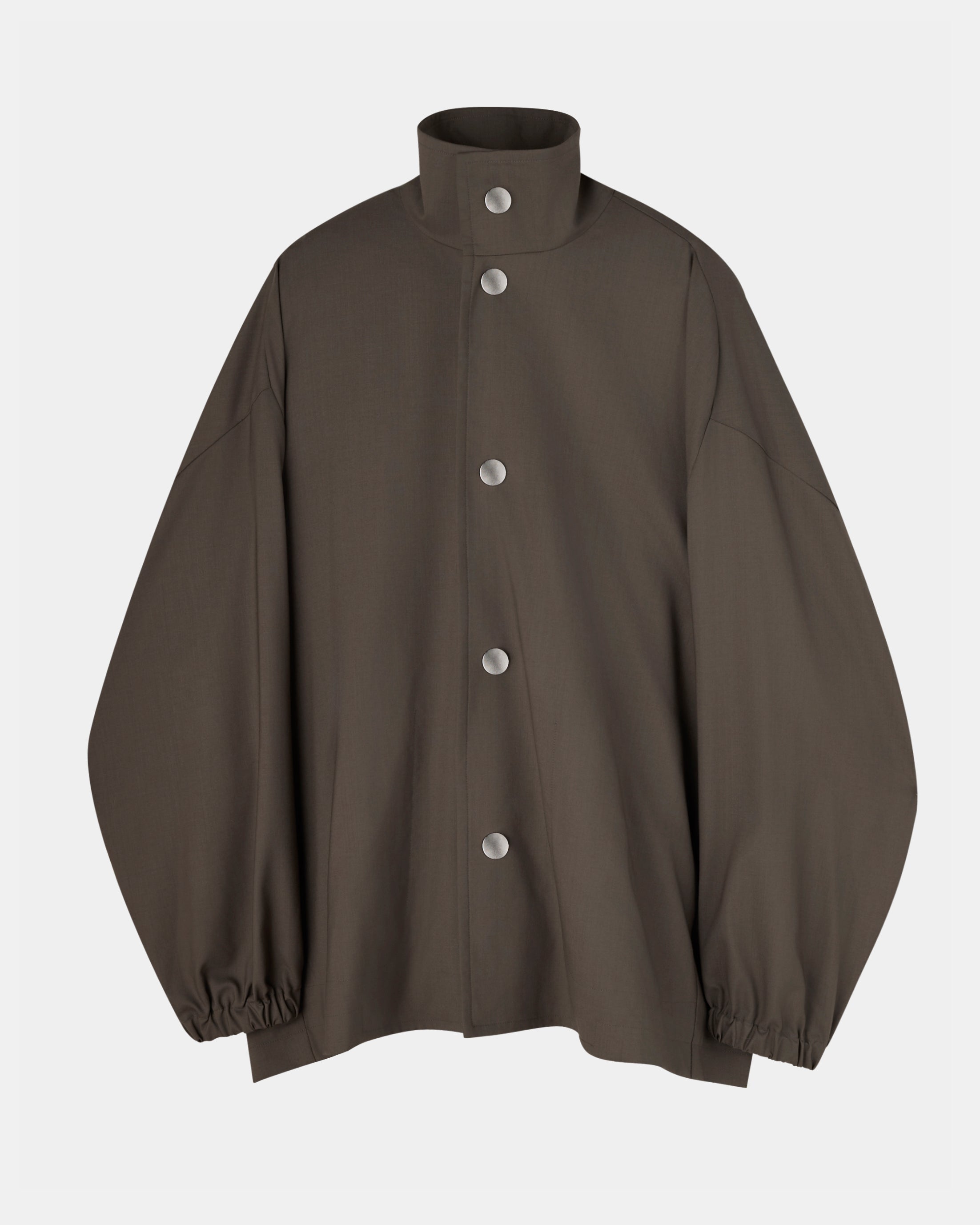 【PRE ORDER】NIMES - SUMMER WOOL STAND COLLAR JACKET