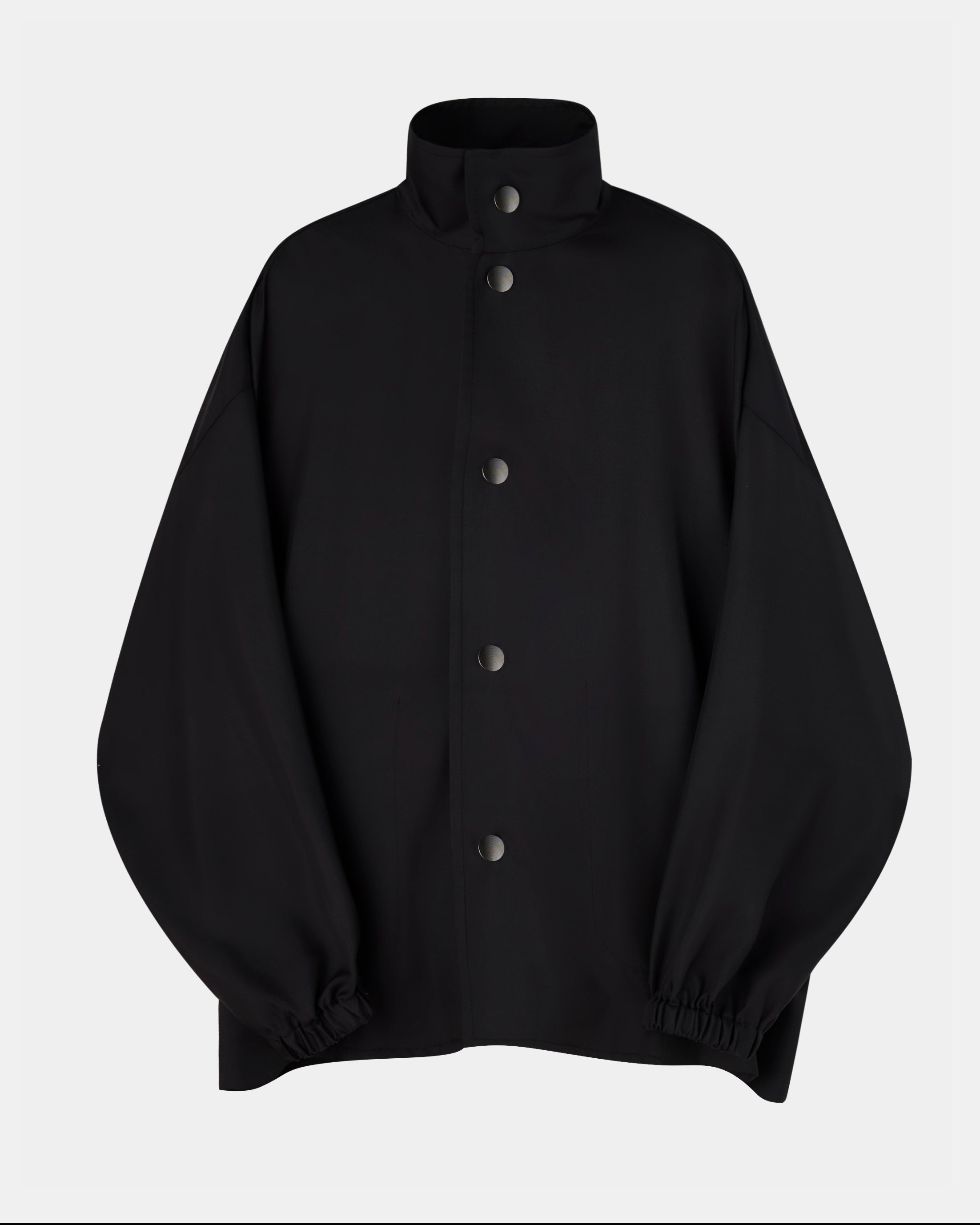 【PRE ORDER】NIMES - SILK NYLON STAND COLLAR JACKET