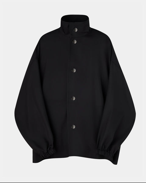 【PRE ORDER】NIMES - SILK NYLON STAND COLLAR JACKET