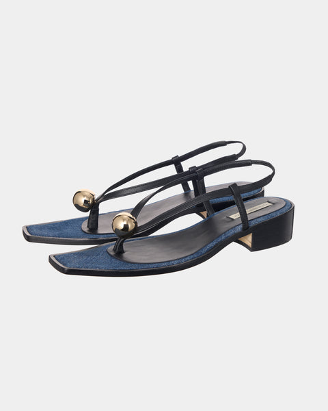 【PRE ORDER】NEXEL - MINIMAL DENIM THONG SANDAL
