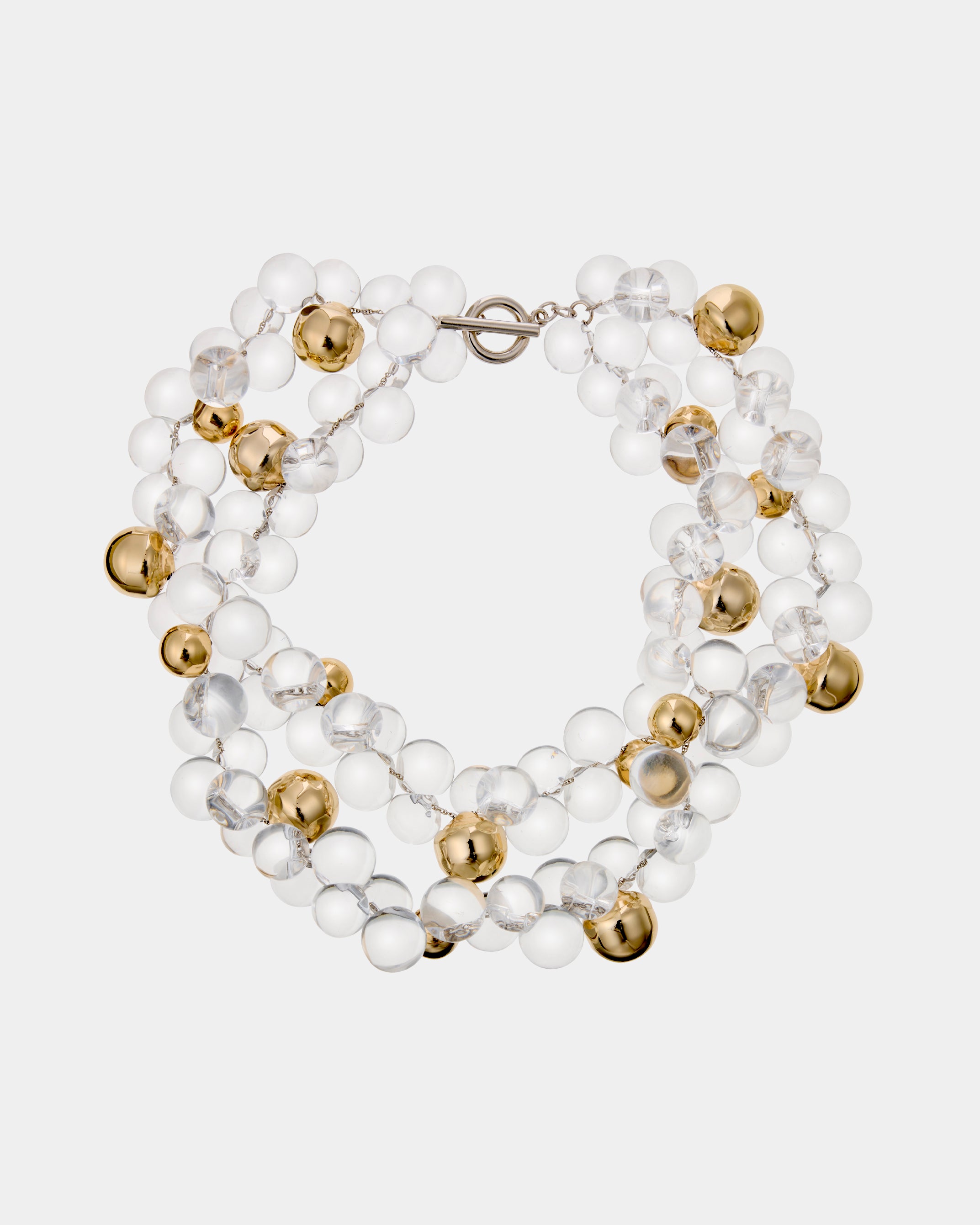 【PRE ORDER】NIZZA NECKLACE - CRYSTAL GOLD NECKLACE