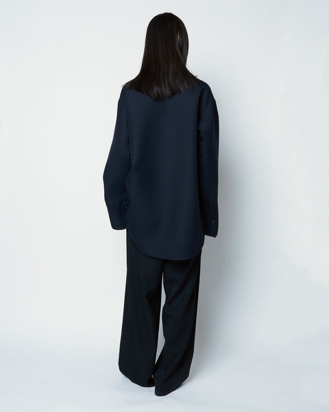 【PRE ORDER】ESMERALDA - DOUBLE FACE WOOL SHIRT JACKET