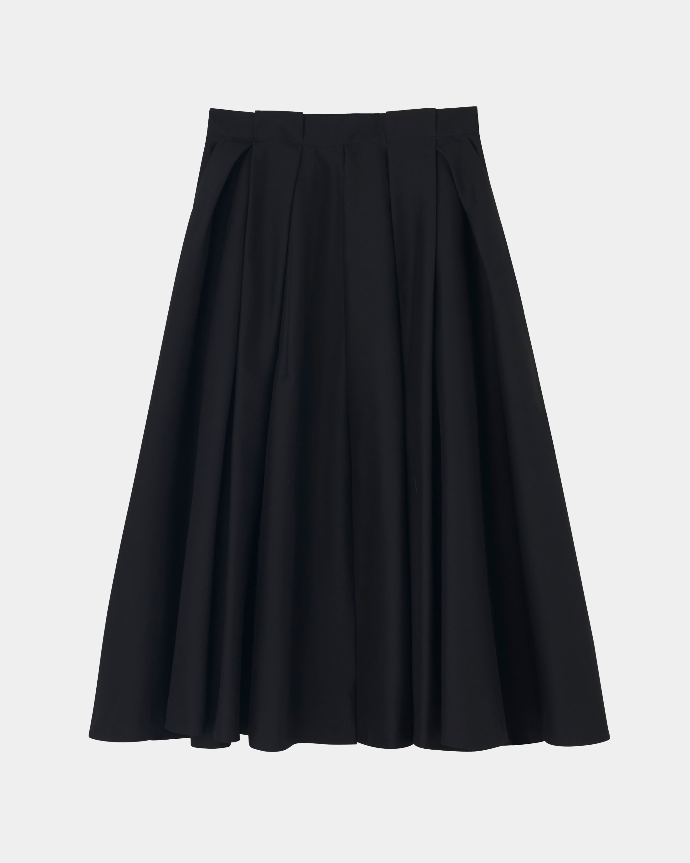 OPHELIA - VIRGIN WOOL PLEATED SKIRT