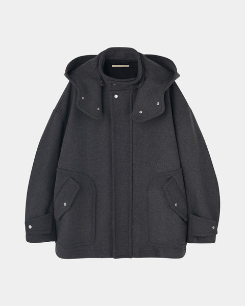 MARISA - HOODED WOOL COAT