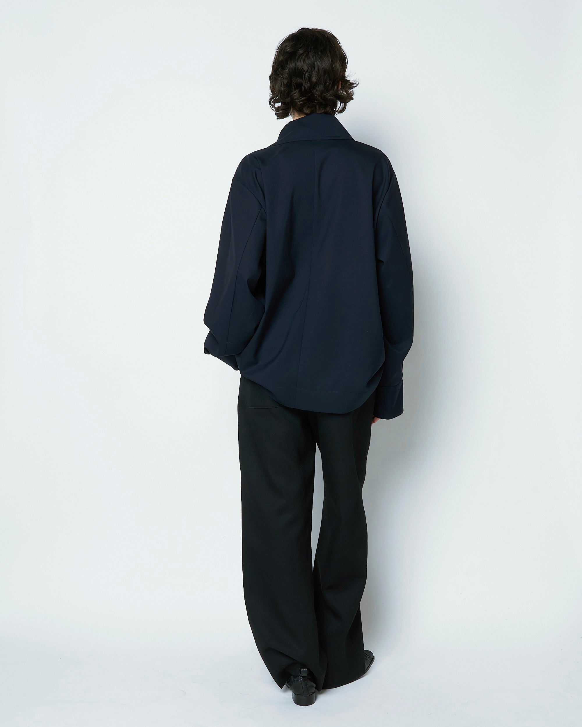【COMING SOON】OVELIA - 2WAY WOOL BLOUSE WITH BUTTONS