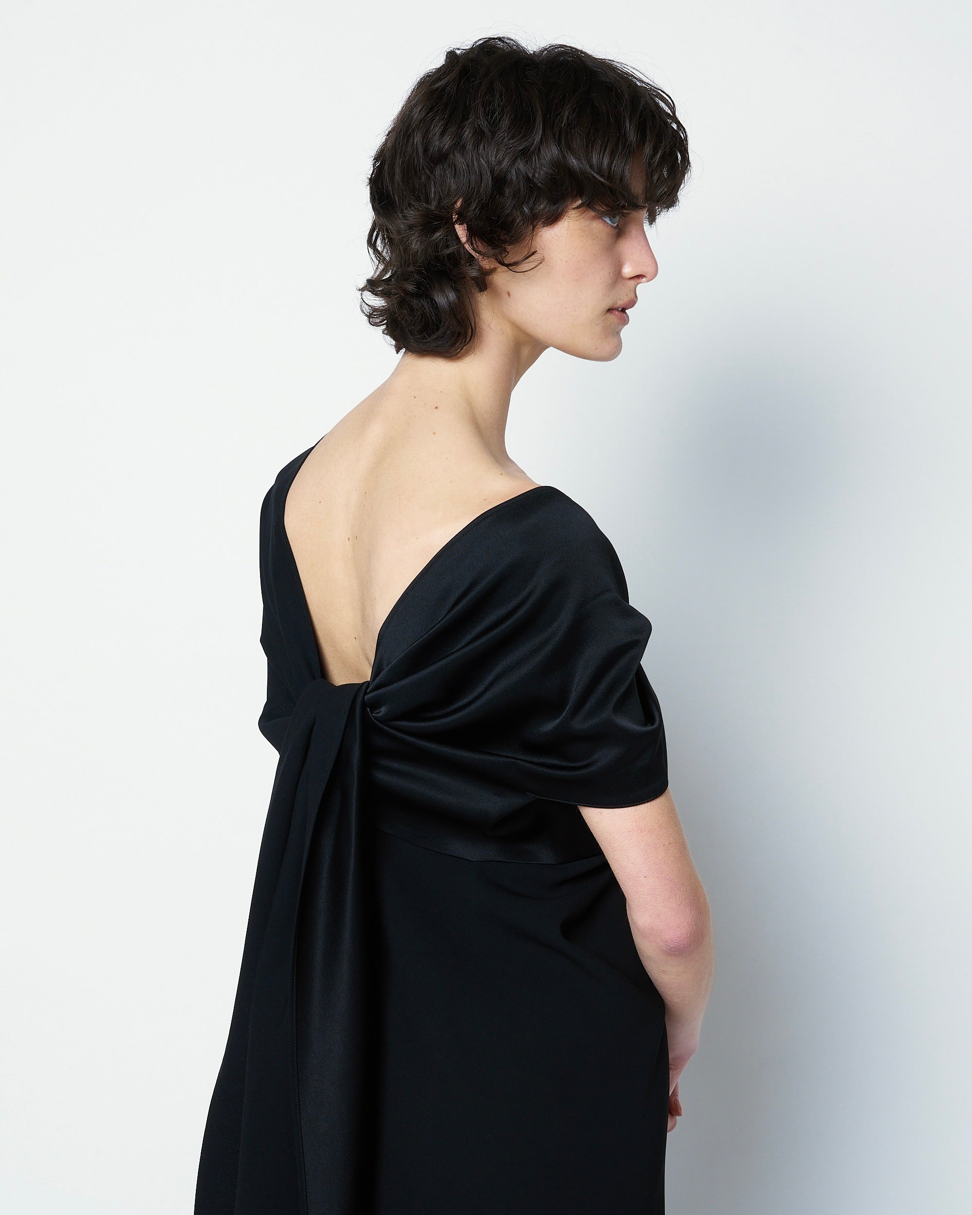 OPUS - DRAPED TRIACETATE DRESS