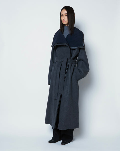 【PRE ORDER】ORELIA - DOUBLE LAYERED VIRGIN WOOL COAT