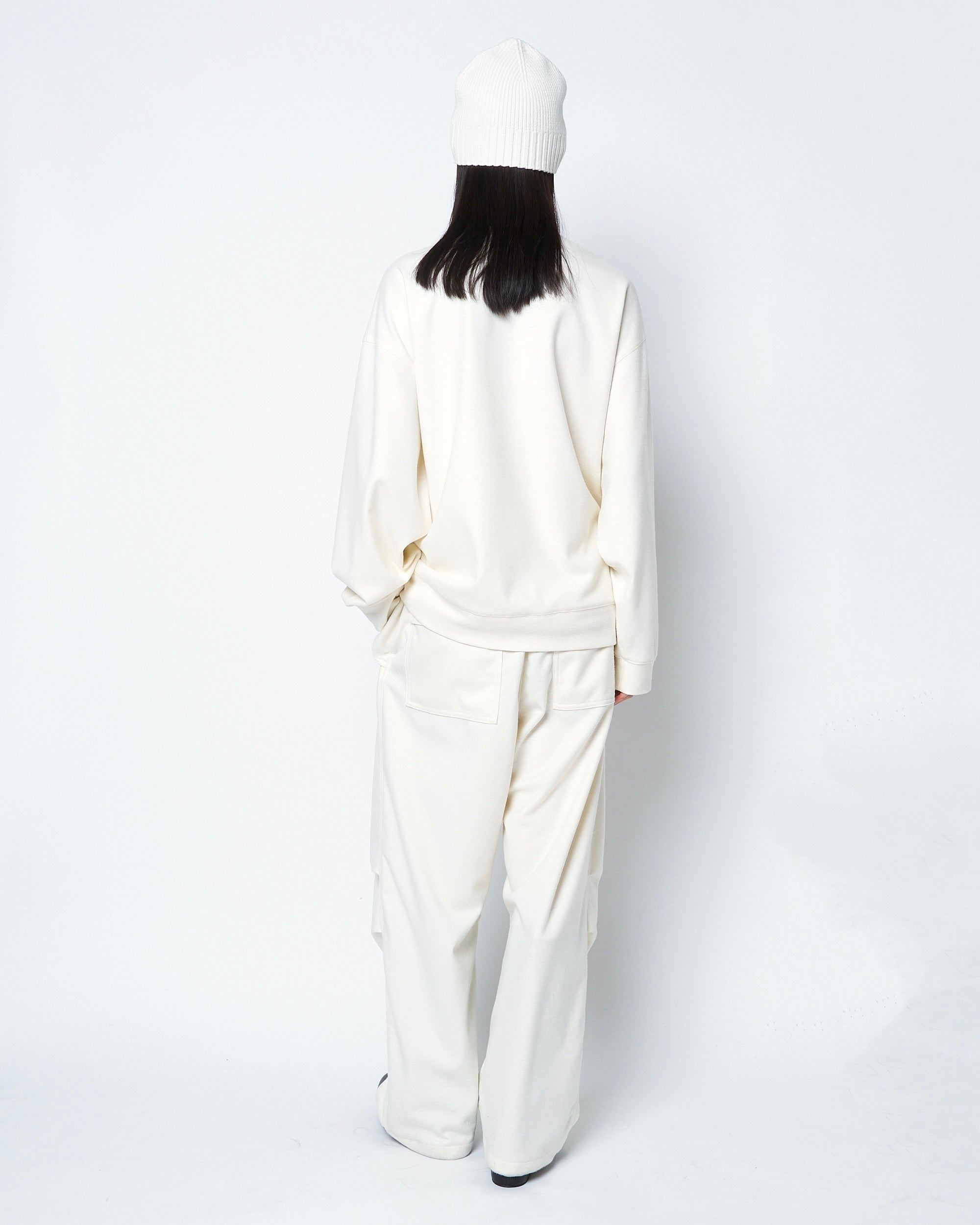 OATH - VIRGIN WOOL GATHERED SWEATER WITH BUCKLE