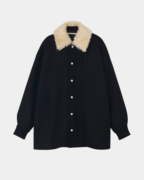 ORSAY - FUR COLLAR VIRGIN WOOL JACKET