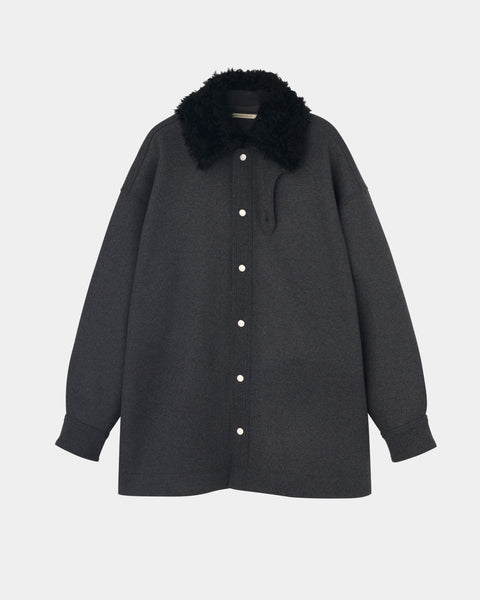【PRE ORDER】ORSAY - FUR COLLAR VIRGIN WOOL JACKET