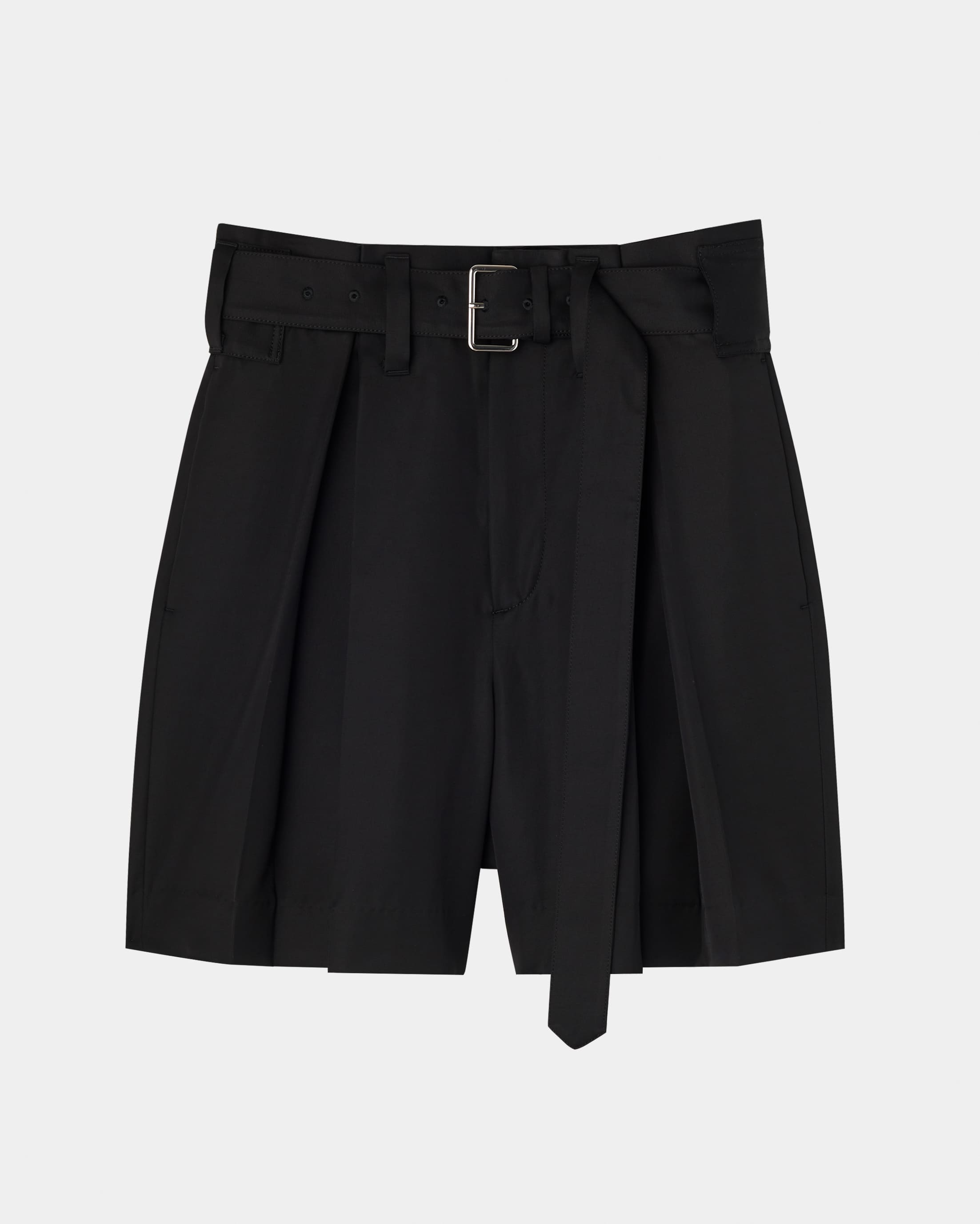 【PRE ORDER】PAUL - SUMMER WOOL BELTED SHORT PANTS