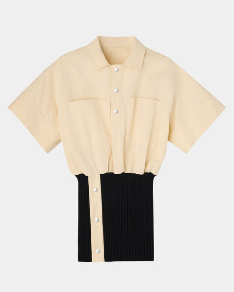 【PRE ORDER】PORTIA - RIB PANEL UTILITY SHIRT