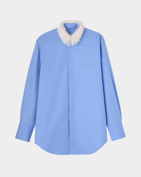 【PRE ORDER】NAVIA - REMOVABLE COLLAR COTTON SHIRT
