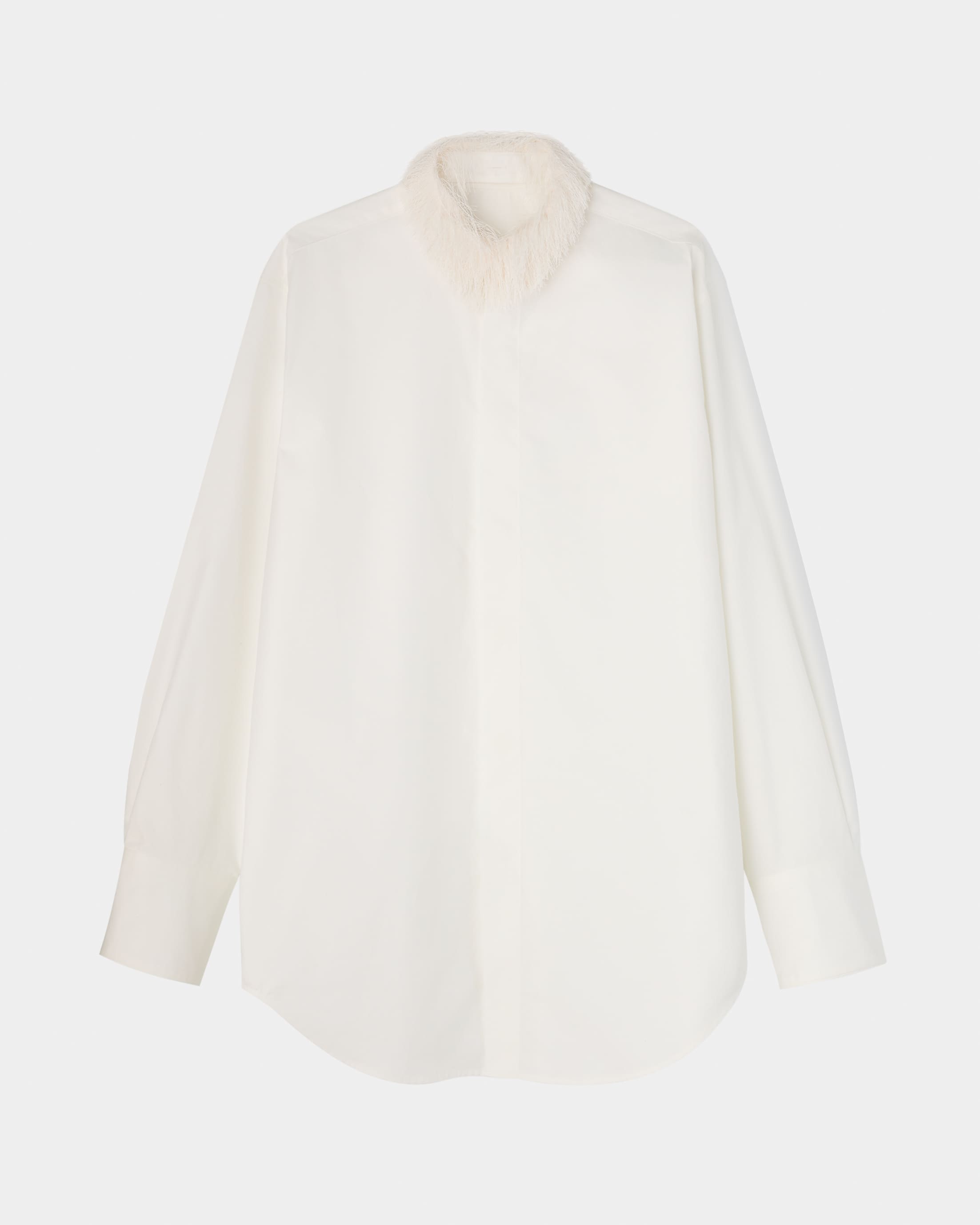 【PRE ORDER】NAVIA - REMOVABLE COLLAR COTTON SHIRT