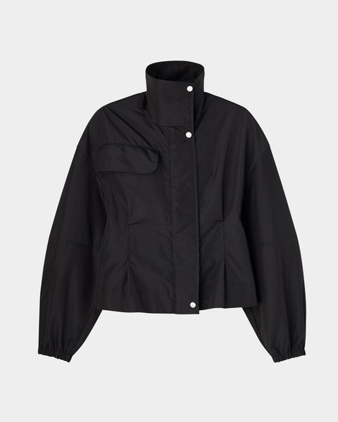 【PRE ORDER】PAMELA - STAND COLLAR NYLON JACKET