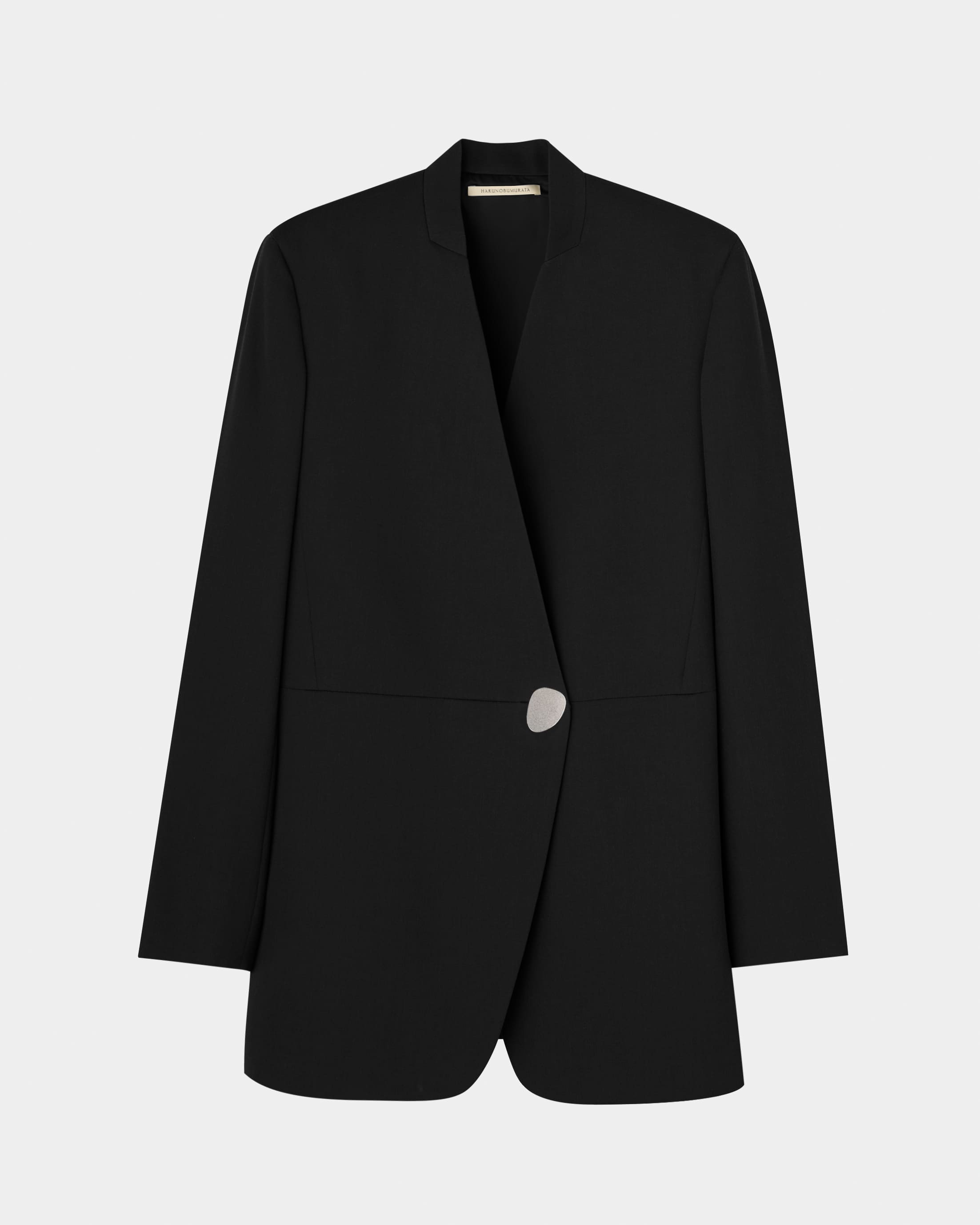 【PRE ORDER】HARU - COLLARLESS WOOL TAILORED BLAZER