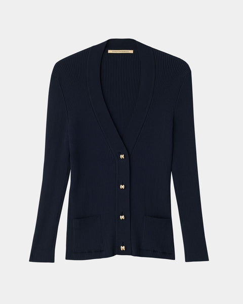 【PRE ORDER】PEARL - V NECK CARDIGAN WITH BUTTONS