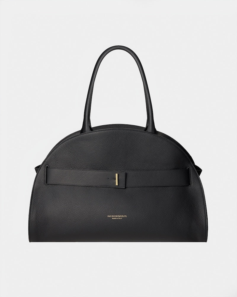 【COMING SOON】PIADA - MATTE LEATHER BELTED BOSTON