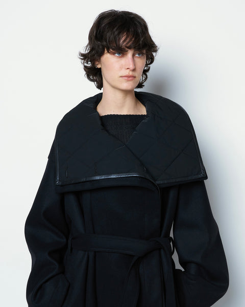 【PRE ORDER】ORELIA - DOUBLE LAYERED VIRGIN WOOL COAT