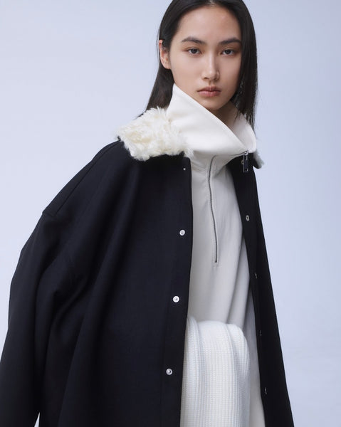 【PRE ORDER】ORSAY - FUR COLLAR VIRGIN WOOL JACKET