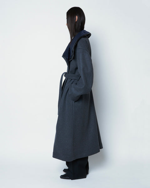 【PRE ORDER】ORELIA - DOUBLE LAYERED VIRGIN WOOL COAT