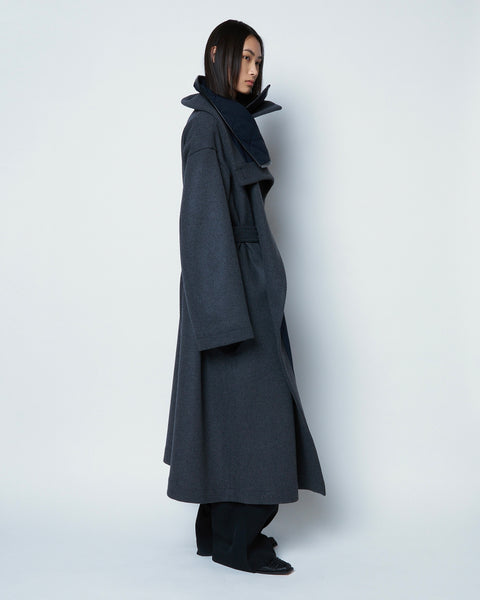 【PRE ORDER】ORELIA - DOUBLE LAYERED VIRGIN WOOL COAT
