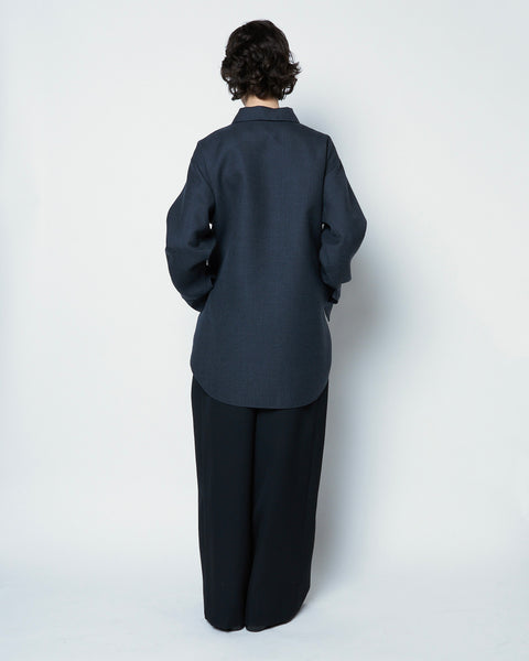 【PRE ORDER】ESMERALDA - DOUBLE FACE WOOL SHIRT JACKET