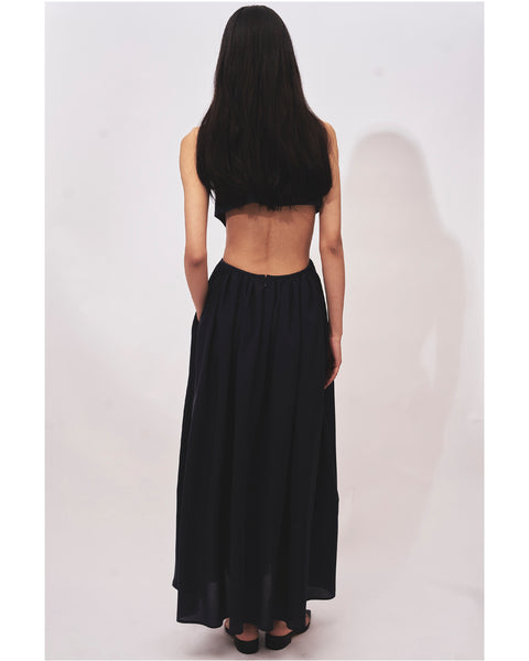 HAZEL - OPEN BACK GATHERED DRESS
