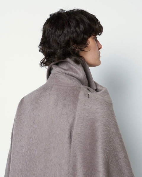 【PRE ORDER】ORISTANO - WOOL ALPACA SCARF DETAIL JACKET