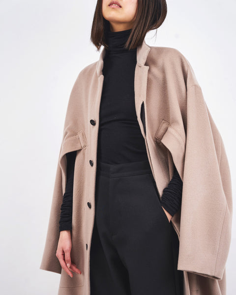 GRACE - VIRGIN WOOL CAPE COAT