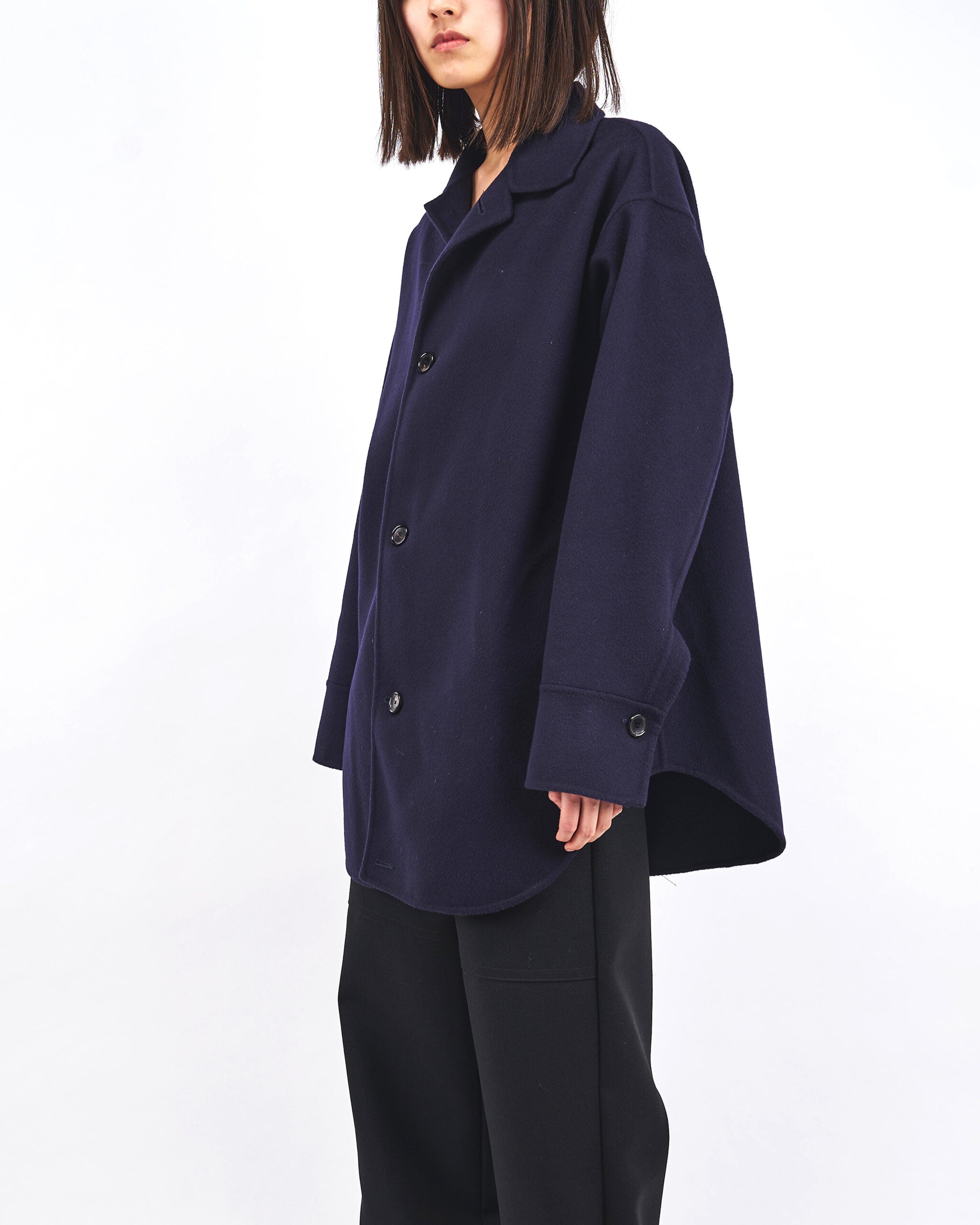 ESMERALDA- DOUBLE FACE WOOL CASHMERE  SHIRT JACKET