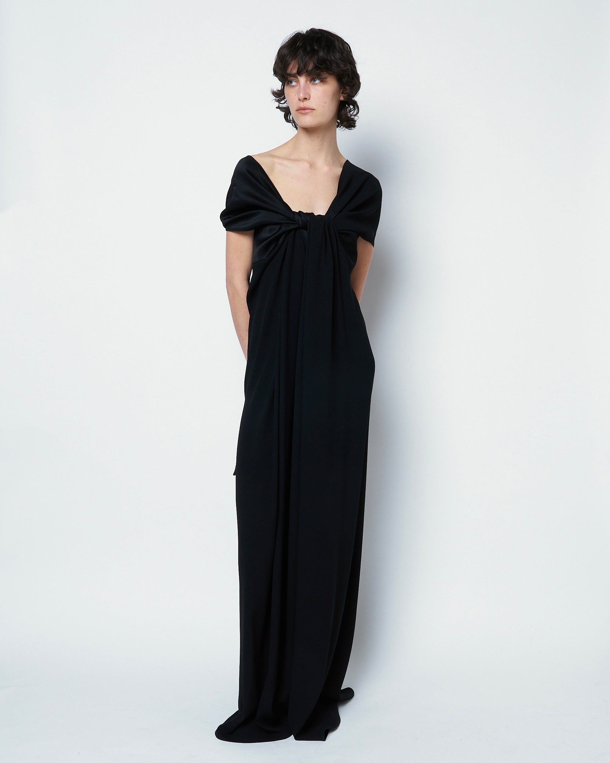 OPUS - DRAPED TRIACETATE DRESS