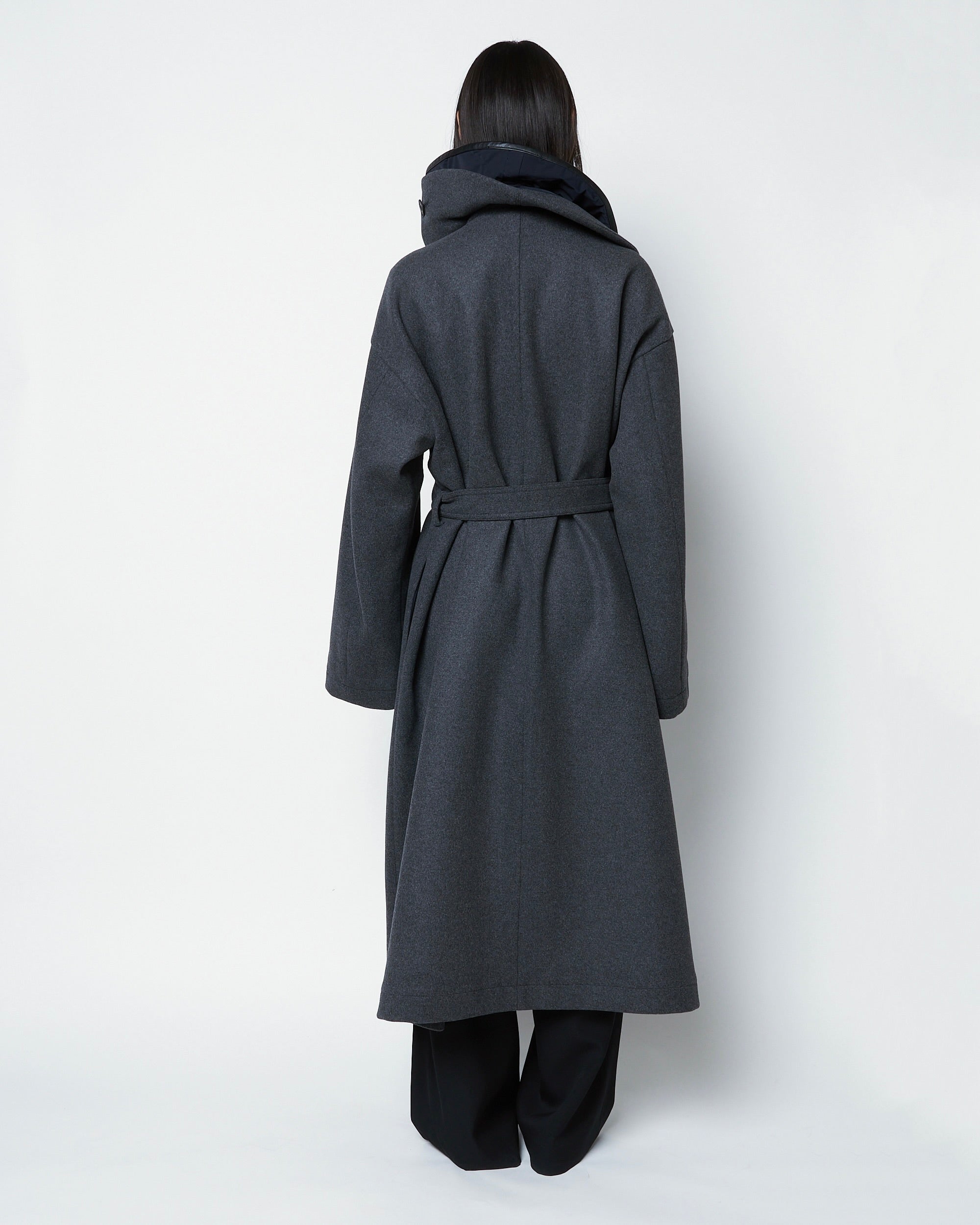 ORELIA - DOUBLE LAYERED VIRGIN WOOL COAT