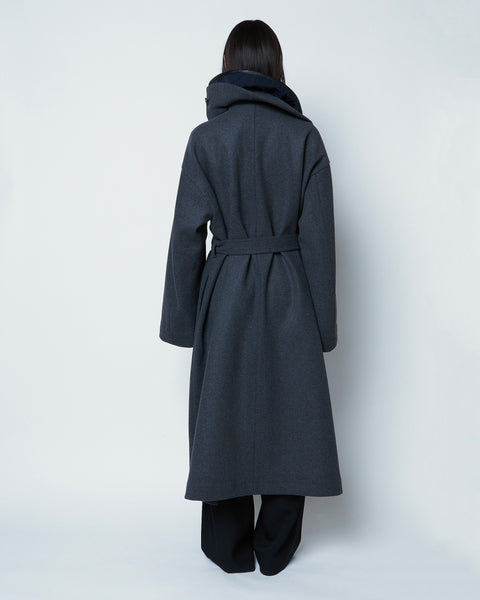 【PRE ORDER】ORELIA - DOUBLE LAYERED VIRGIN WOOL COAT