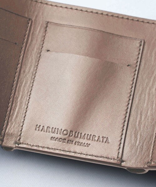 CUPOLA  - SPHERE BUTTON LEATHER WALLET