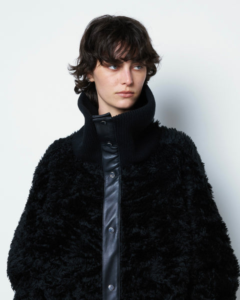 【PRE ORDER】ODELIA - WOOL MOHAIR COLLAR JACKET