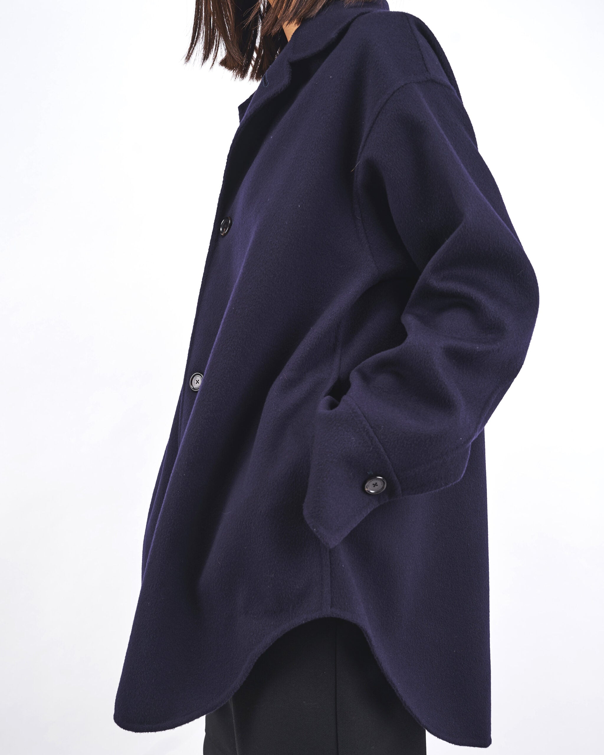 ESMERALDA- DOUBLE FACE WOOL CASHMERE  SHIRT JACKET