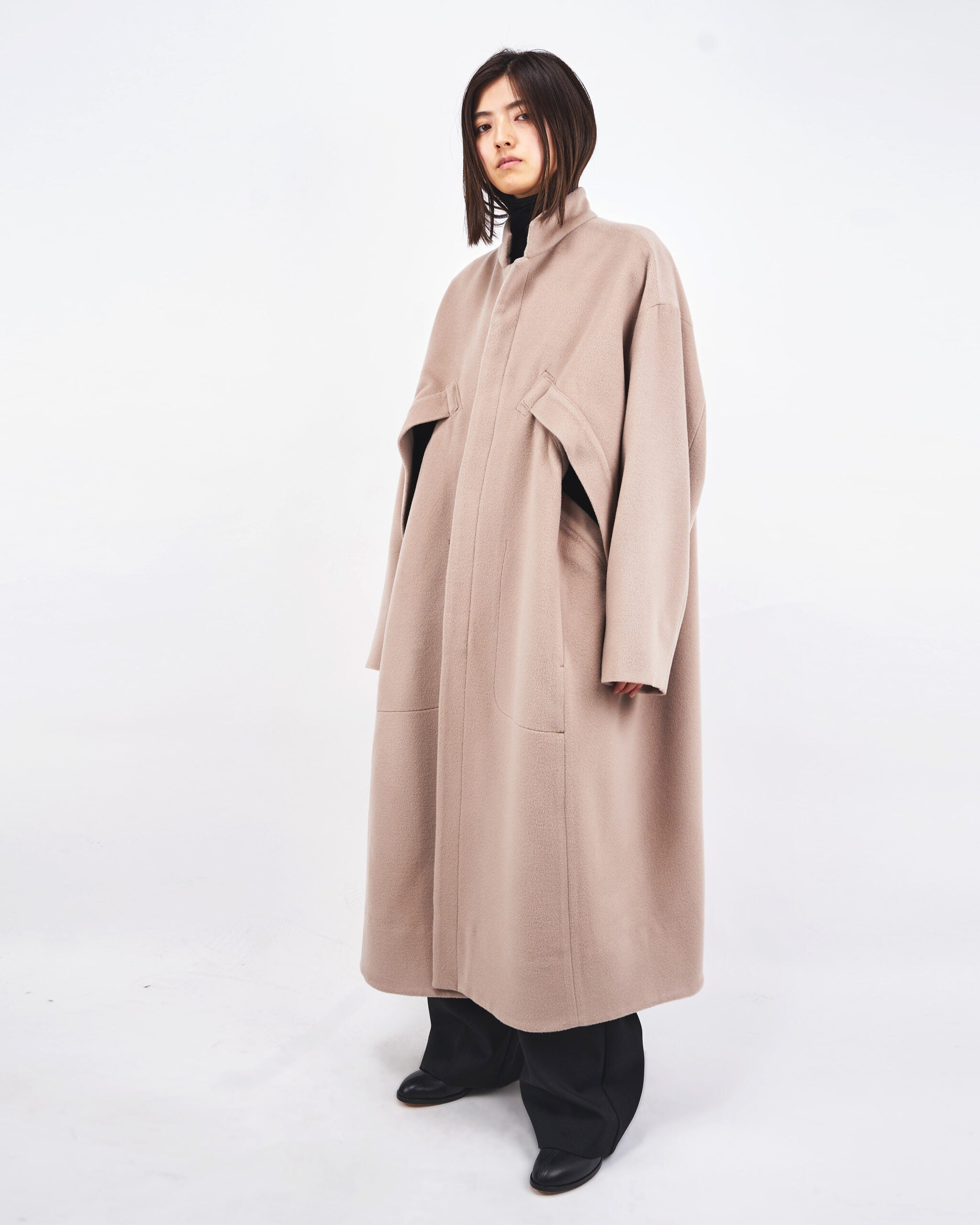 GRACE - VIRGIN WOOL CAPE COAT