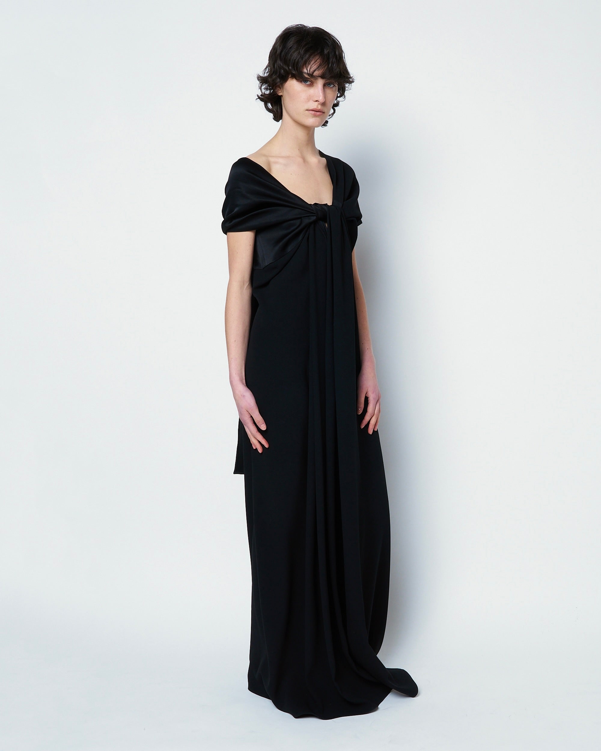 OPUS - DRAPED TRIACETATE DRESS