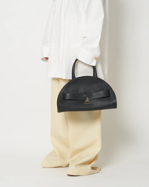 PIADA MEDIA - GRAIN LEATHER BELTED BOSTON