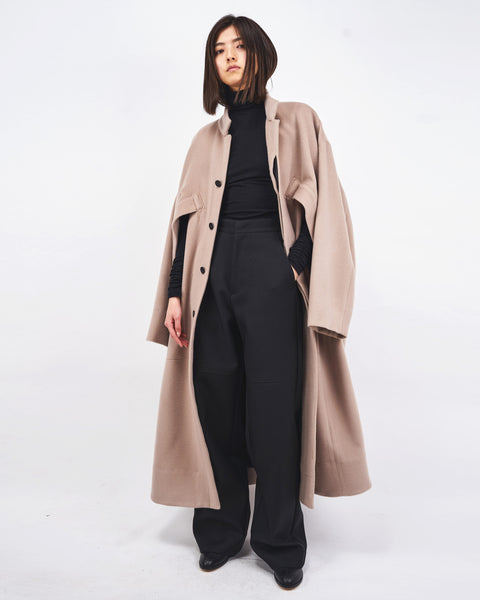 GRACE - VIRGIN WOOL CAPE COAT