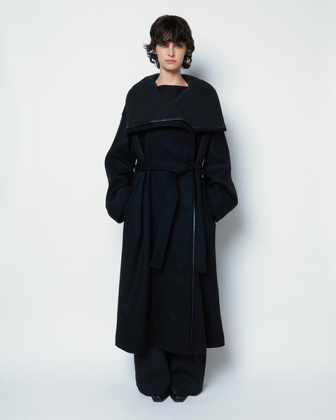 ORELIA - DOUBLE LAYERED VIRGIN WOOL COAT