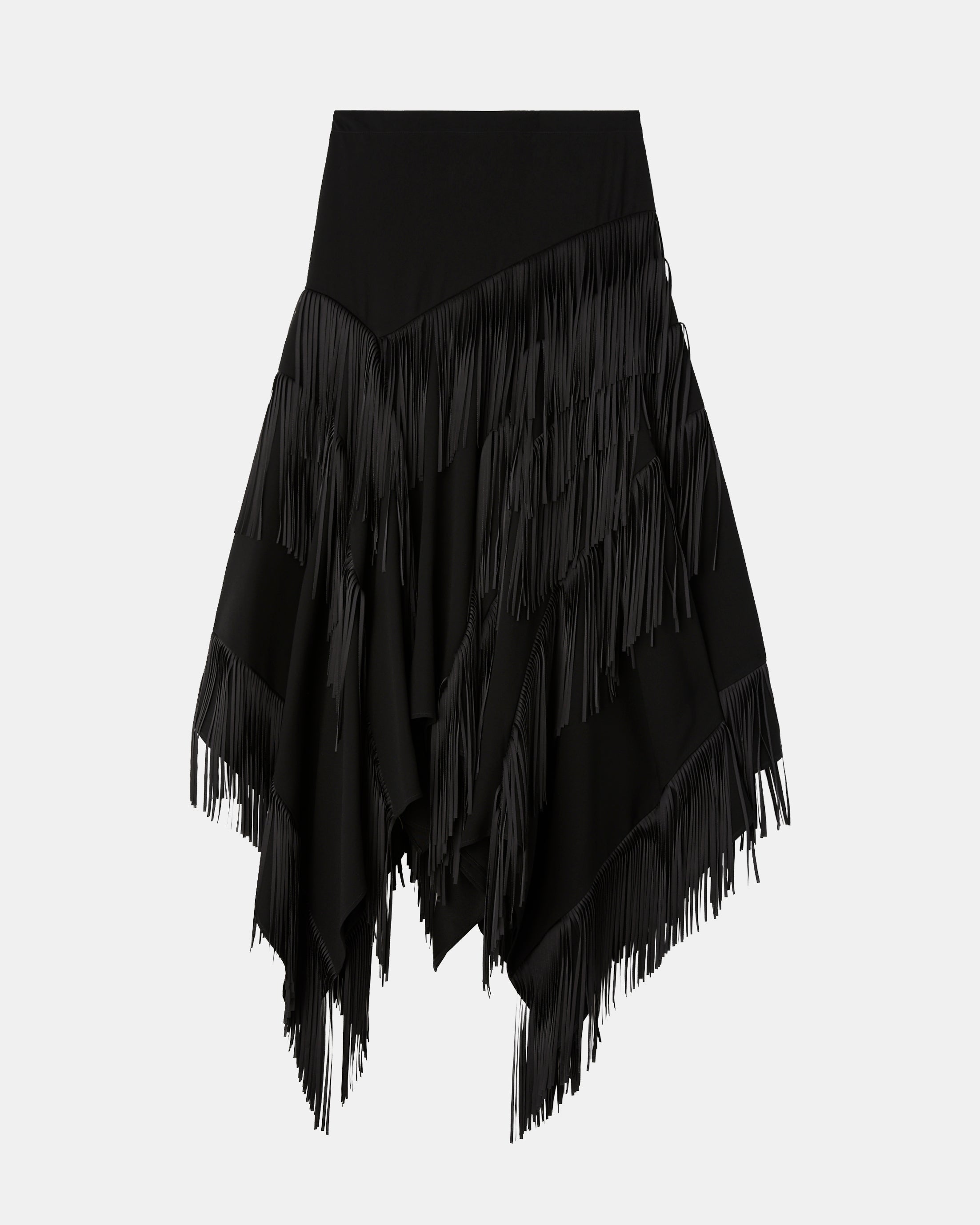 【PRE ORDER】NADIR - ASYMMETRY FRINGE SKIRT
