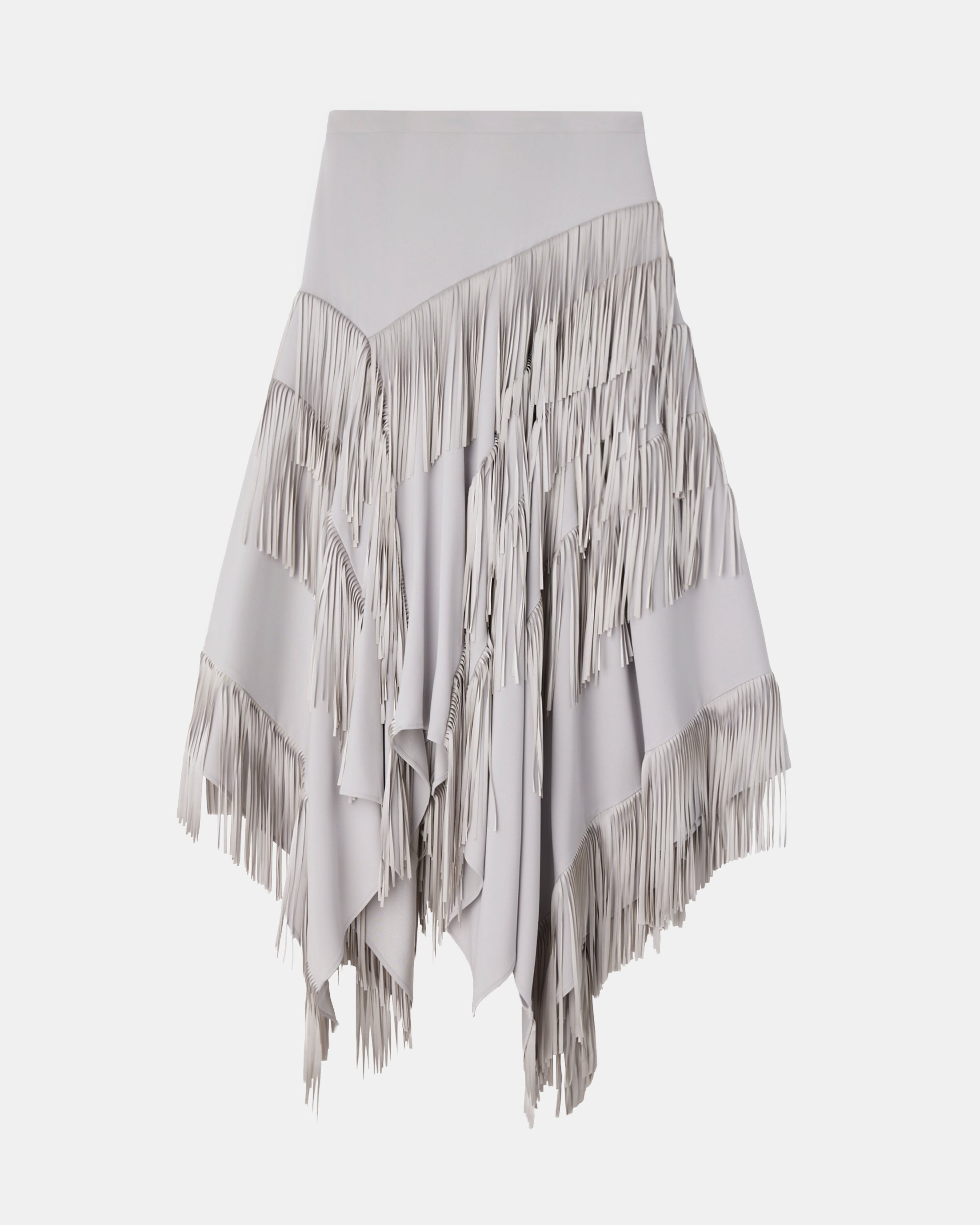【PRE ORDER】NADIR - ASYMMETRY FRINGE SKIRT