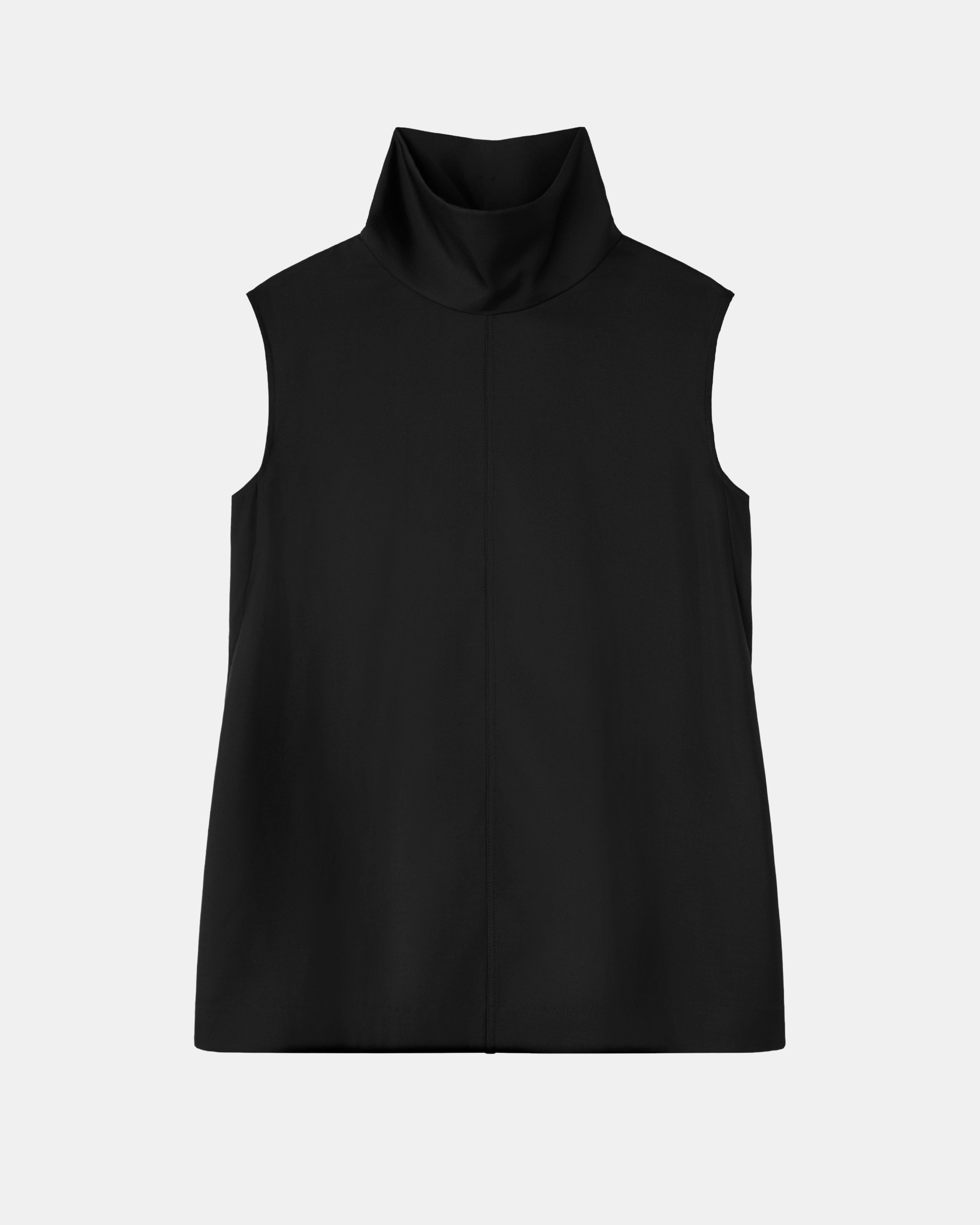 【PRE ORDER】NAOS - STAND COLLAR SILK NYLON TOP