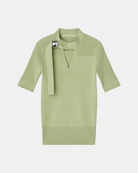 【PRE ORDER】NAMIE - KNIT BUTTON TOP