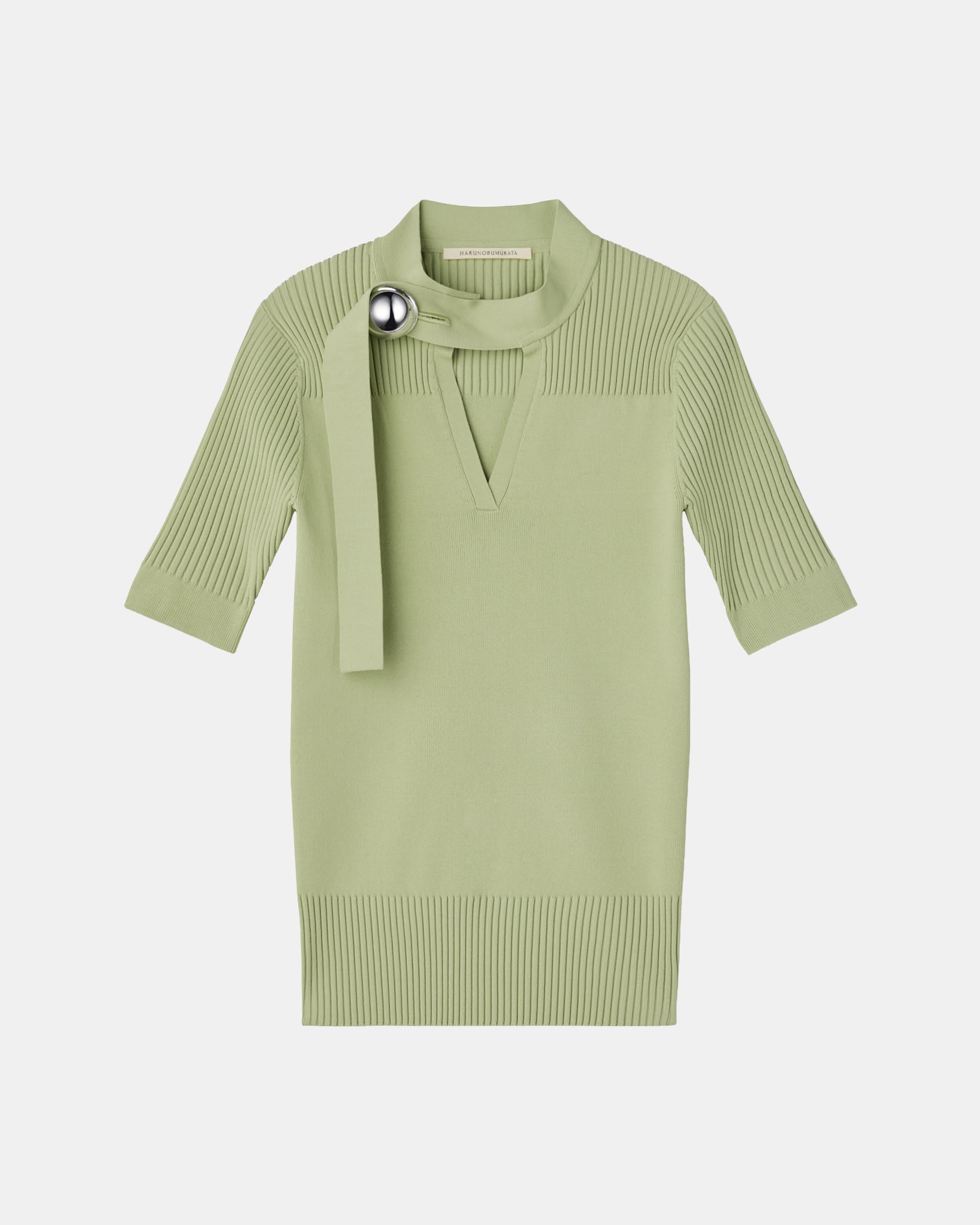 NAMIE - KNIT BUTTON TOP