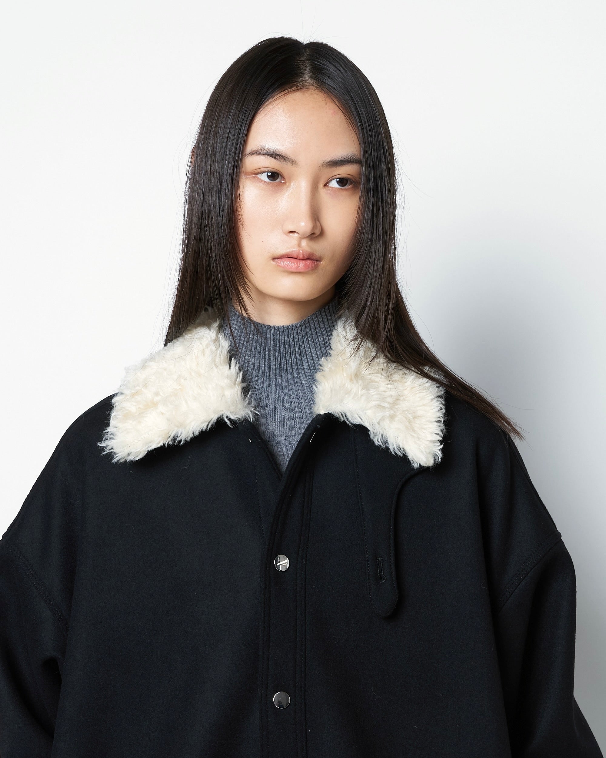 ORSAY - FUR COLLAR VIRGIN WOOL JACKET